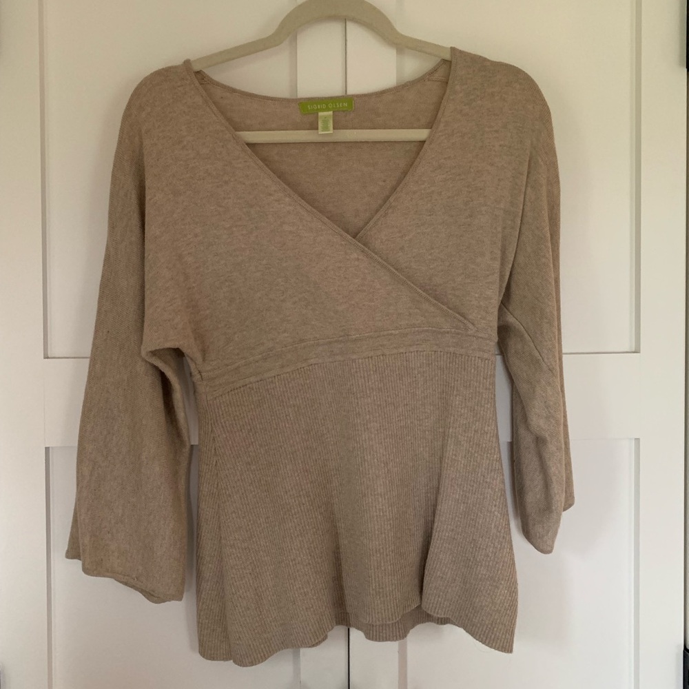 Sigrid Olson Wrap top Small